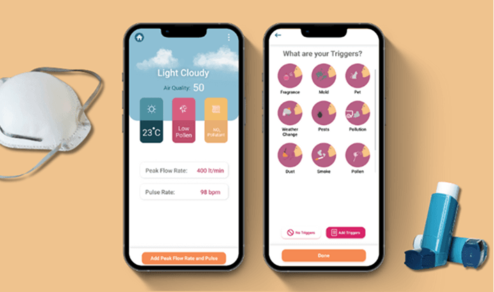 Track your lung readings