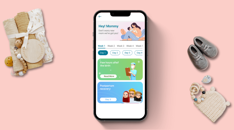 Keep a record of post-partum changes